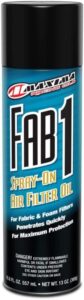 Maxima Racing Oils FAB-1 Fabric & Foam Filter Spray
