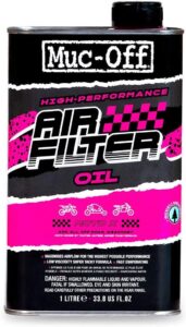 Muc-Off Air Filter Oil, 1 Liter - Advanced Motorcycle Oil for Foam Air Filters
